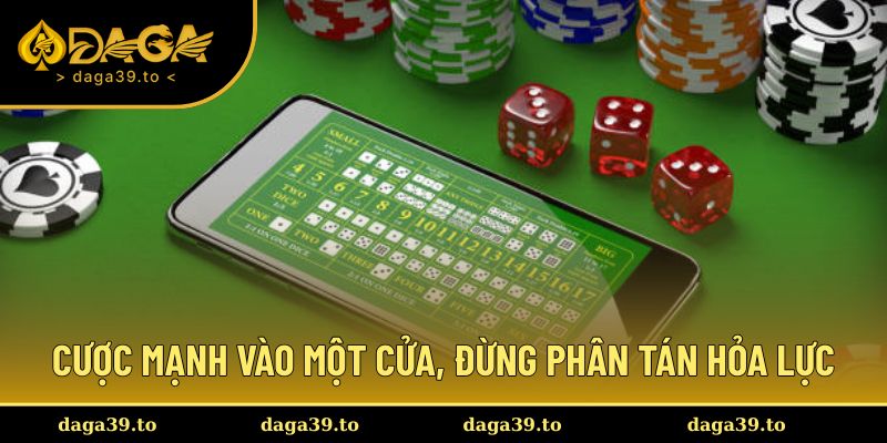 Hội viên nên chọn vào 1 cửa cược