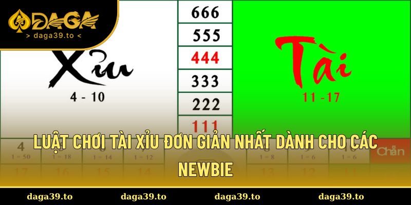 Luật chơi tài xỉu