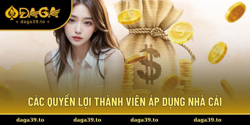 Tổng hợp các quyền lợi thành viên áp dụng nhà cái